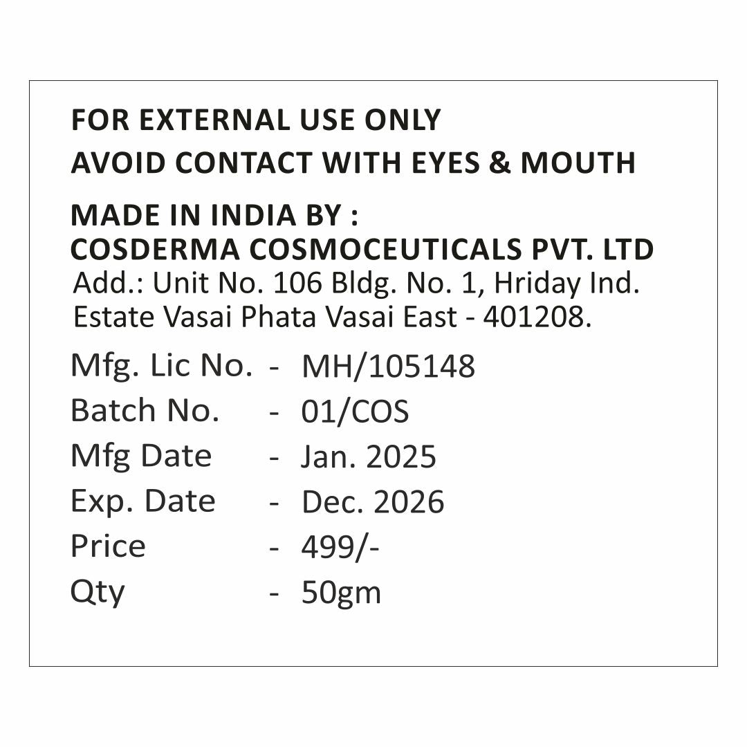 Cosderma Acne Scar & Spot Removal Gel | Advanced Peptides for Youthful Skin