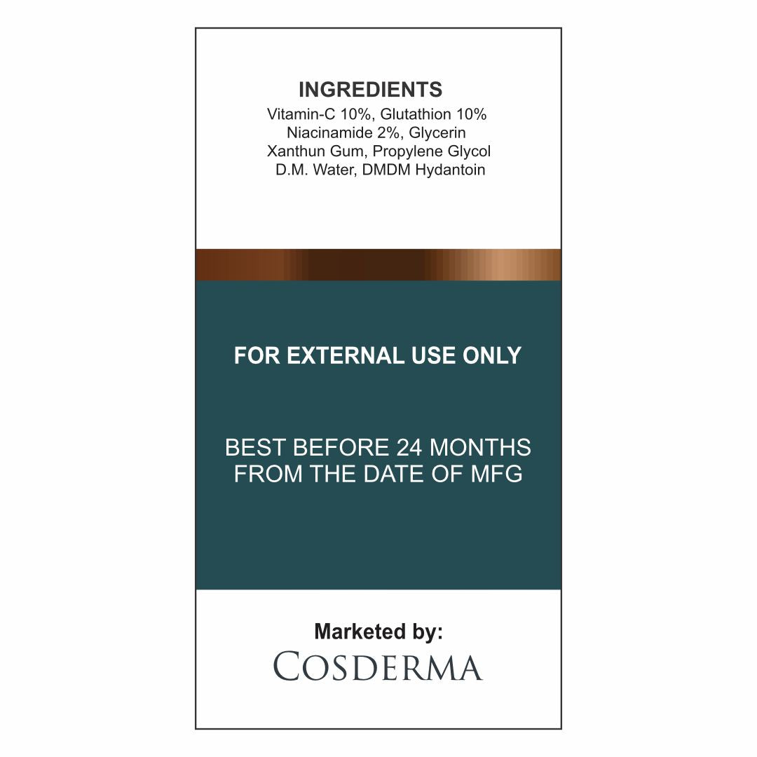 Cosderma Brightening Serum | Niacinamide & Vitamin C for Brighter Skin