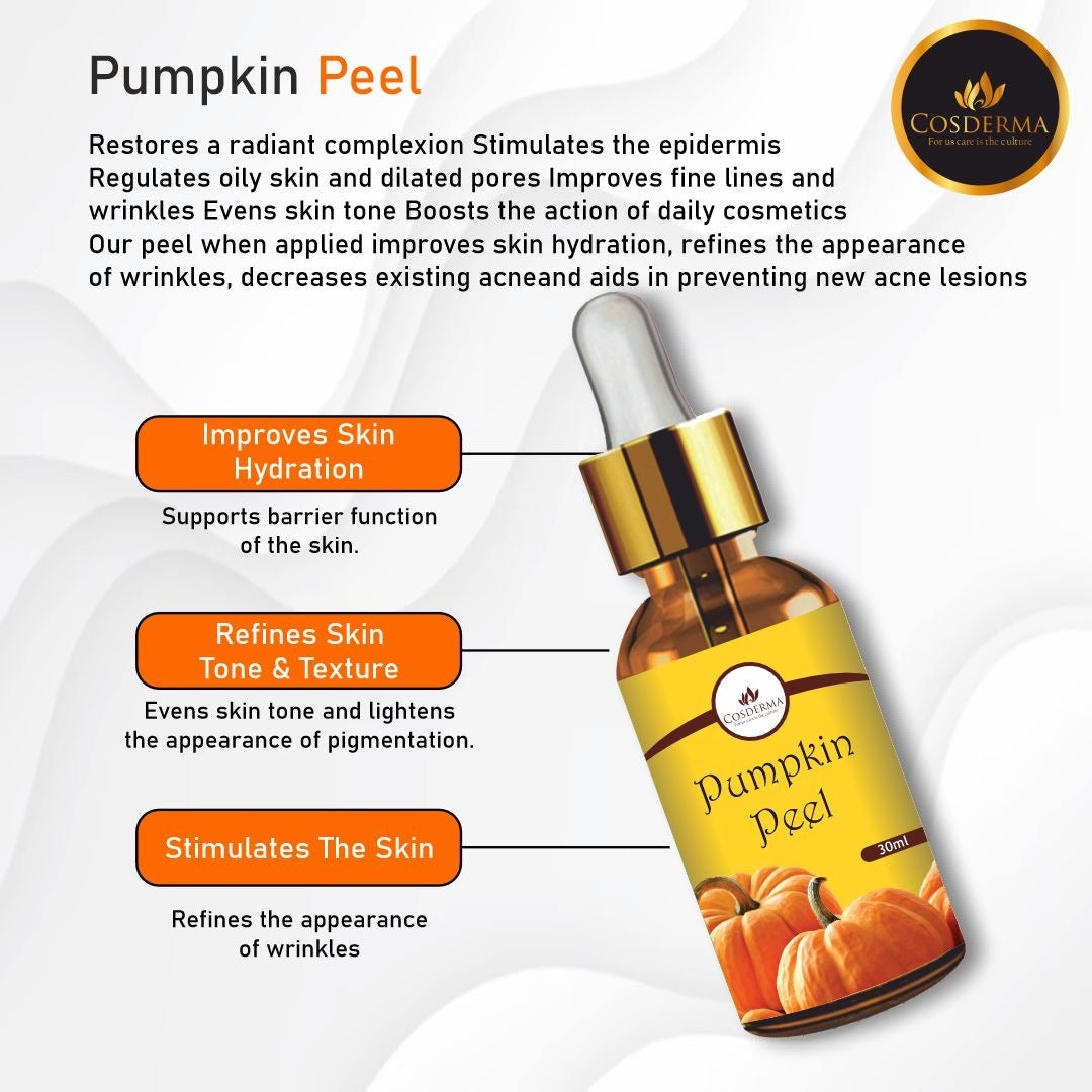 Cosderma Pumpkin Peel – Exfoliating Skin Treatment for Radiance