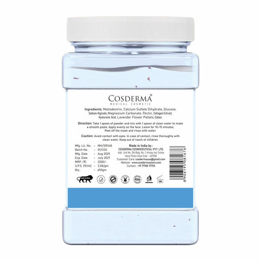 Cosderma Hyaluronic Acid Jelly Mask – Deep Hydration & Skin Plumping (650gm)