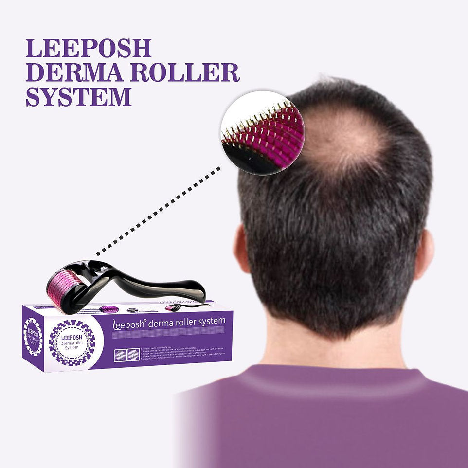 Leeposh Derma Roller System | Classical Derma Roller 540 High-Quality Microneedle for Skin Care