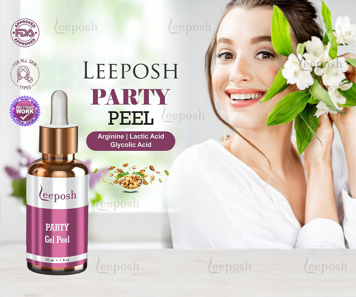 Leeposh Party Peel Insta Glow | Whitening & Exfoliating Peel for Dark Spots & Pigmentation