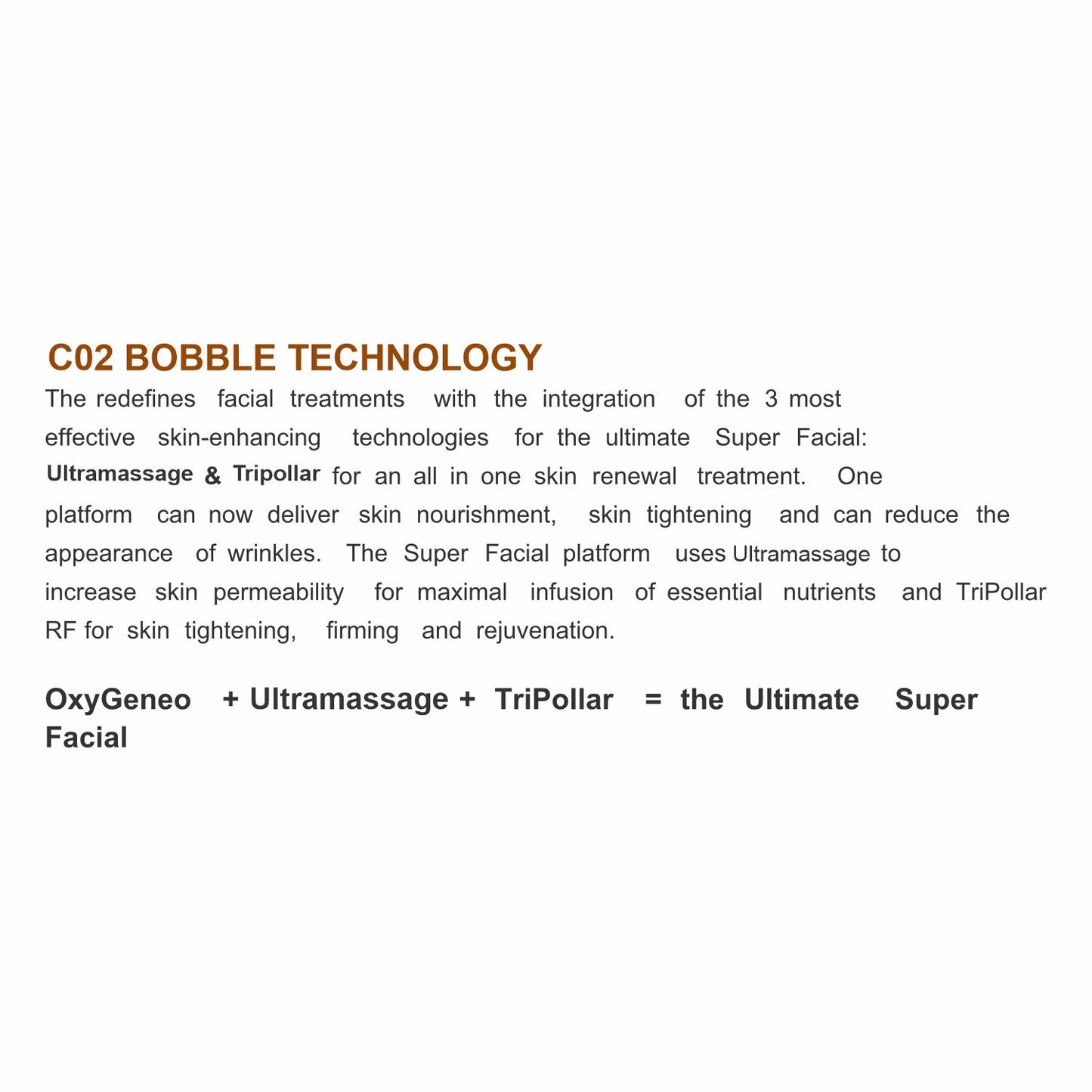 Cosderma Oxygeneo Ultimate Super Facial Machine info