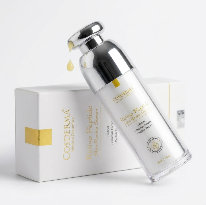 Cosderma Retino Peptide Skin Revive Serum – Retinol, Peptides & Ceramides Anti-Aging Face Serum (30ml)