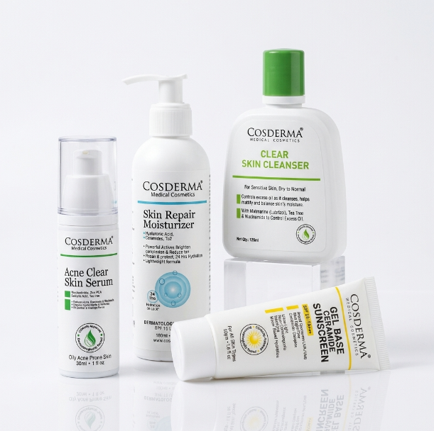 Cosderma Acne Blemish Control Kit | Clear Skin Routine | 305 ml
