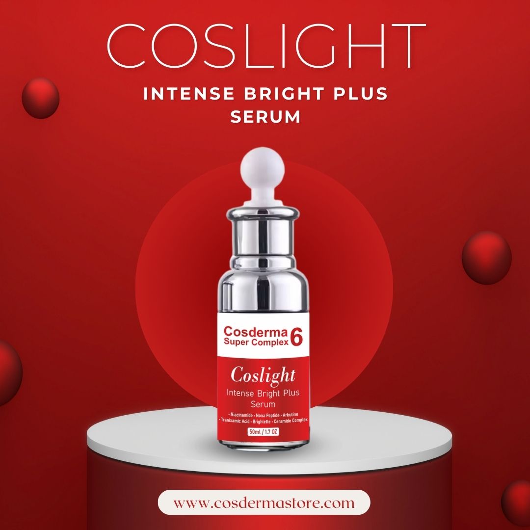 Coslight Intense Bright Plus Serum – Advanced Brightening & Hydration | Cosderma Super Complex 6