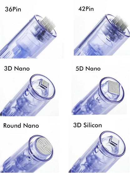 12-Needle Microneedling Cartridge for Ultima A6 & My M Pen – Professional Needle Tip for Skin Rejuvenation, Fine Lines & Acne Scars