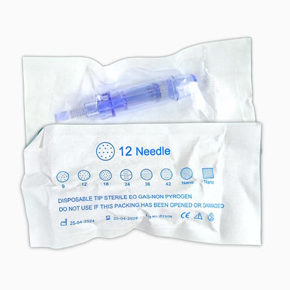 12-Needle Microneedling Cartridge for Ultima A6 & My M Pen – Professional Needle Tip for Skin Rejuvenation, Fine Lines & Acne Scars