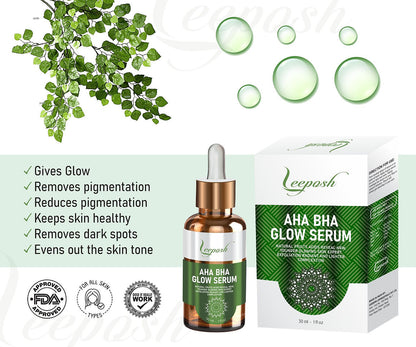 Leeposh AHA BHA Serum - Exfoliating & Acne Scar Reduction Serum