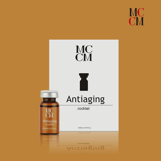 MCCM Antiaging Cocktail - Revitalize and Rejuvenate Your Skin | Professional Skin Revitalizing Serum | 5 Vials x 10 ml