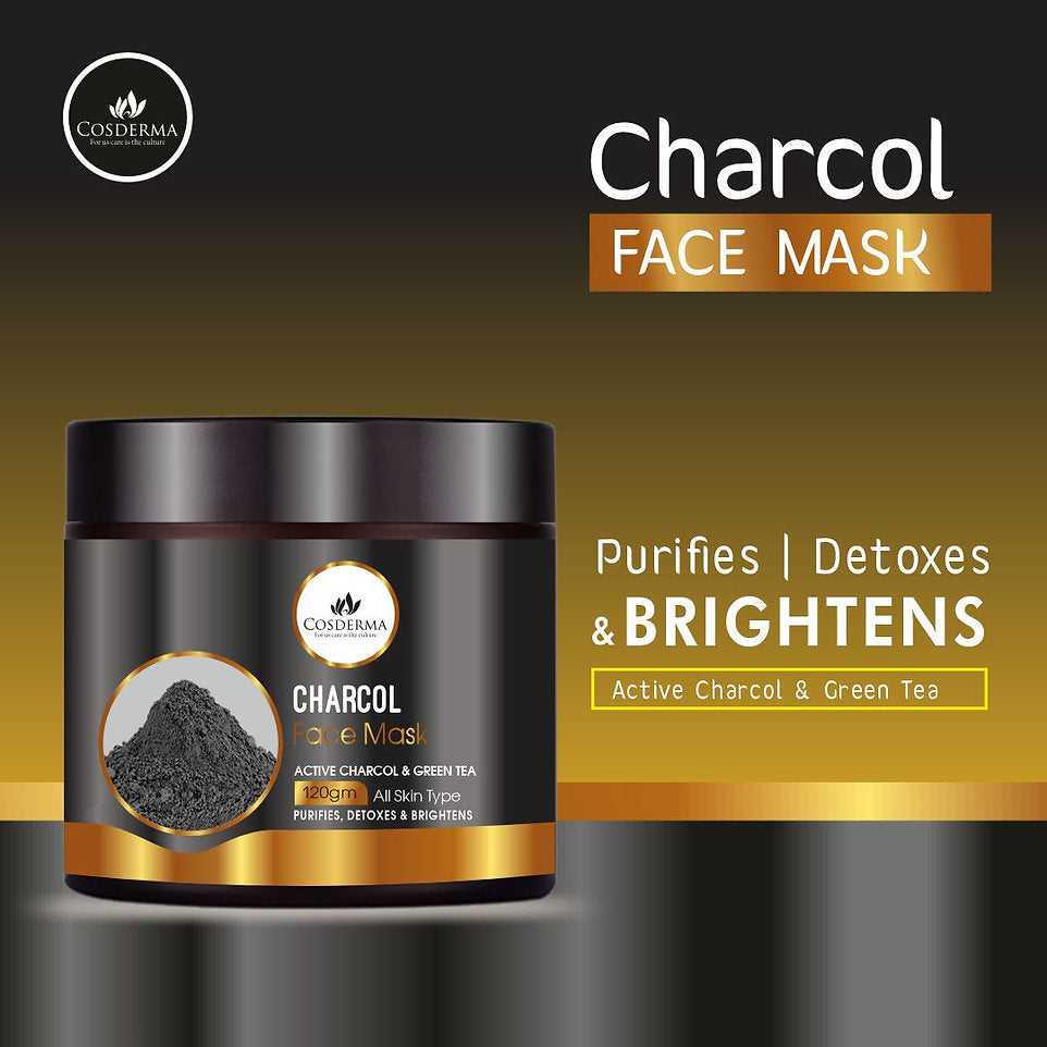 Activated Charcoal Face Mask with Green Tea