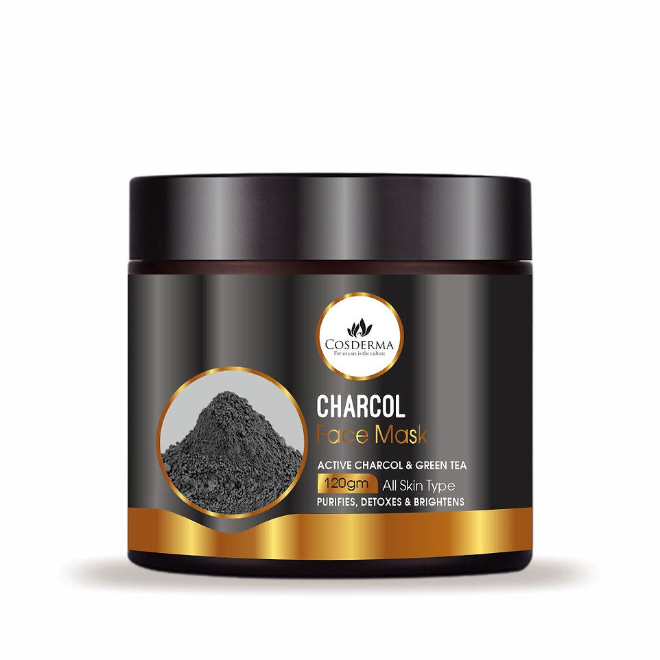 Activated Charcoal Face Mask with Green Tea - 1