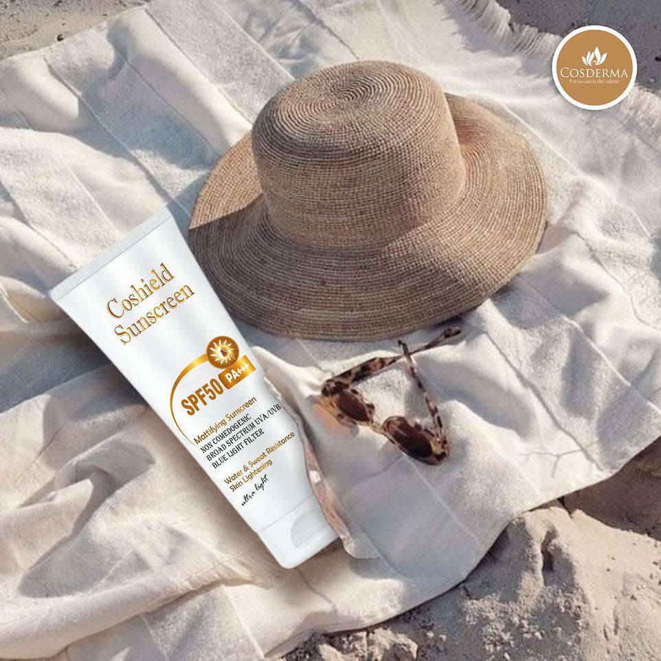 Coshield SPF 50 Mattifying Sunscreen | Broad Spectrum UVA/UVB Protection & Skin Lightening