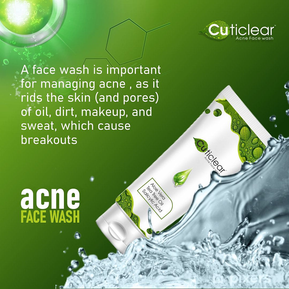 Cuticlear Acne Face Wash | Natural Ingredients for Clear, Healthy Skin