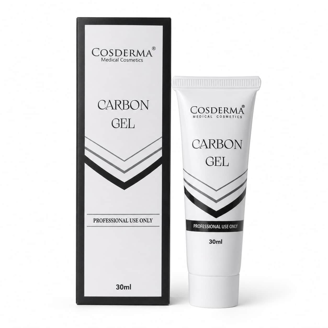 Cosderma Carbon Gel packaging on a white background