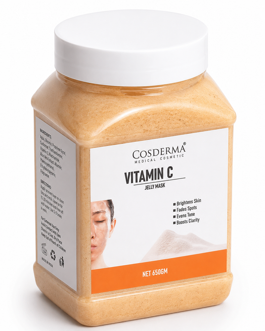 Cosderma Vitamin C Jelly Mask – Skin Brightening, Pigmentation Control & Glow Boosting Mask (650gm)