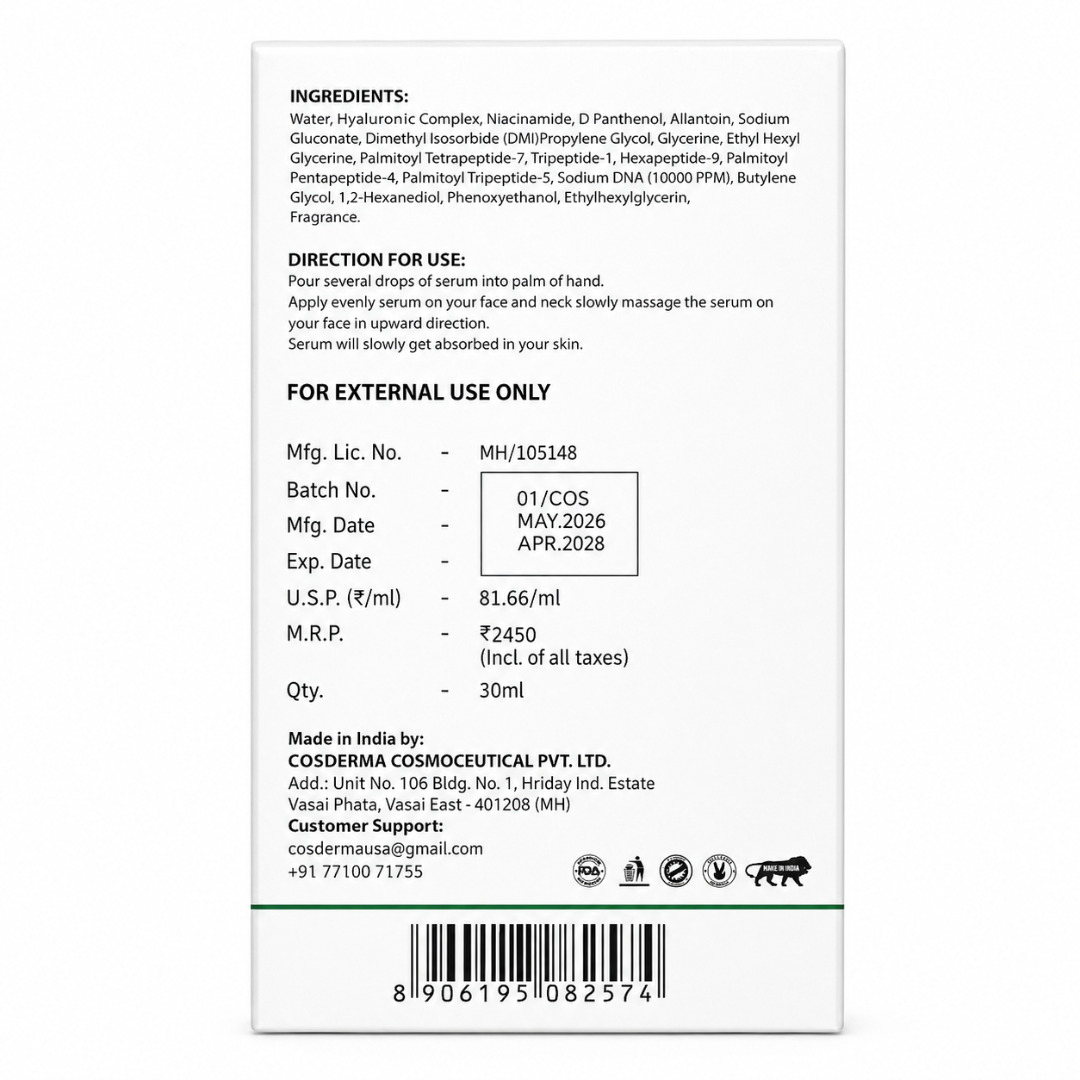 Back Image of PDRN+HA Skin Revive Serum