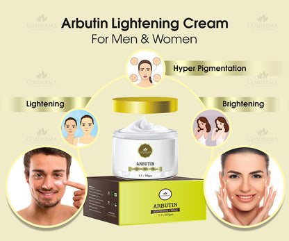 Cosderma Arbutin Lightening Cream - Vitamin C Glow & Anti-Aging for Revitalize Your Skin