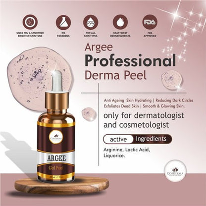 Cosderma Argee Peel - Brightening, Exfoliating & Anti-Aging Treatment | Professional Derma Peel