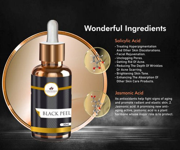 Cosderma Black Peel - Professional Acne & Anti-Aging Treatment | Professional Derma Peel