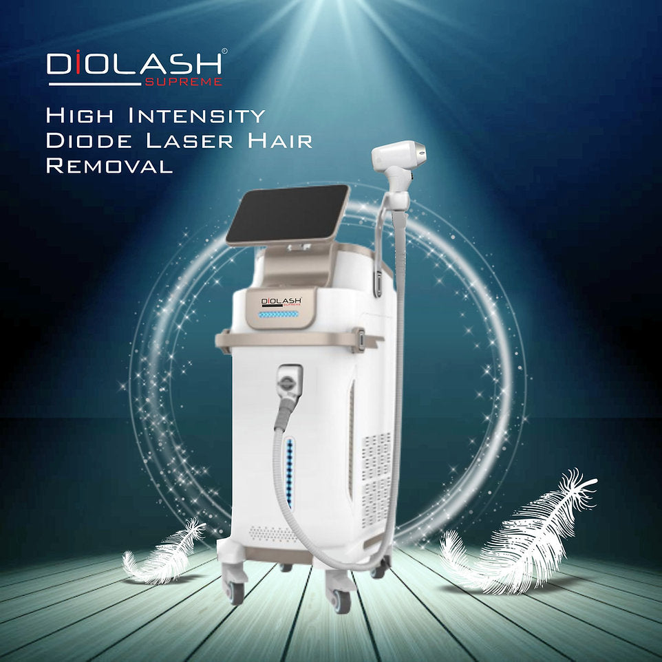 Cosderma Diolash Supreme - High Intensity Diode Laser Hair Removal Machine | Advance Cooling and VCSEL Technology, High Power Output, Long Life Span