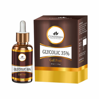 Cosderma Glycolic Acid 35% Gel Peel - Exfoliate, Smooth, & Revitalize Your Skin | Professional Derma Peel