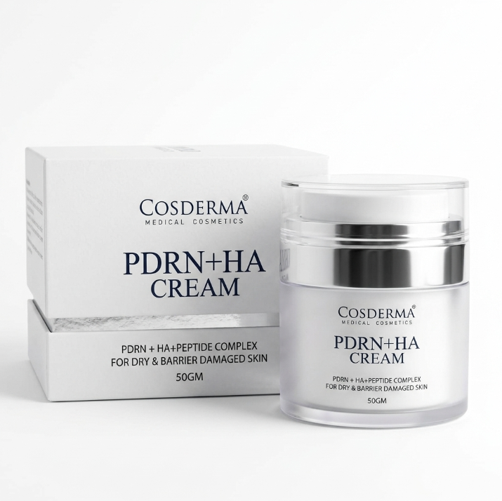 Cosderma PDRN + HA Cream – Peptide Complex for Dry & Barrier-Damaged Skin | 50g