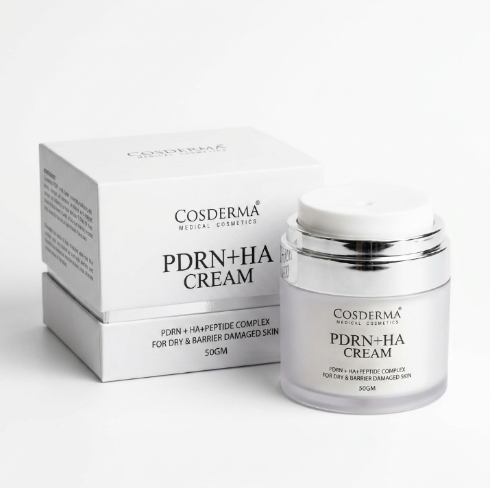 Cosderma PDRN + HA Cream – Peptide Complex for Dry & Barrier-Damaged Skin | 50g