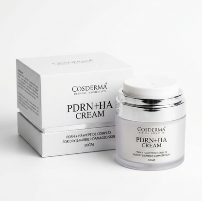 Cosderma PDRN + HA Cream – Peptide Complex for Dry & Barrier-Damaged Skin | 50g