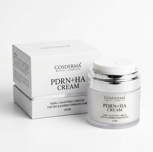 Cosderma PDRN + HA Cream – Peptide Complex for Dry & Barrier-Damaged Skin | 50g