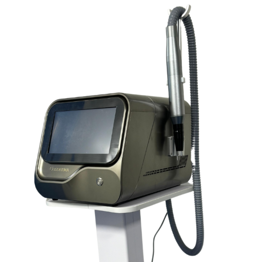 Cosderma Pico Laser Cos Porto | Professional Picosecond Laser Machine for Tattoo Removal, Skin Rejuvenation, Pigmentation Correction | 3 Probes with 1064nm, 532nm, 755nm Wavelengths