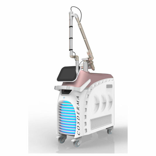 Cosderma Picosecond Q Switched ND: Yag Laser Skin Care System | 1064 nm 532nm Picosecond Qswitch ND: Yag Laser Machine With Korea Joint Arm for Skin Rejuvenation, Tattoo Removal and Pigment Melasma