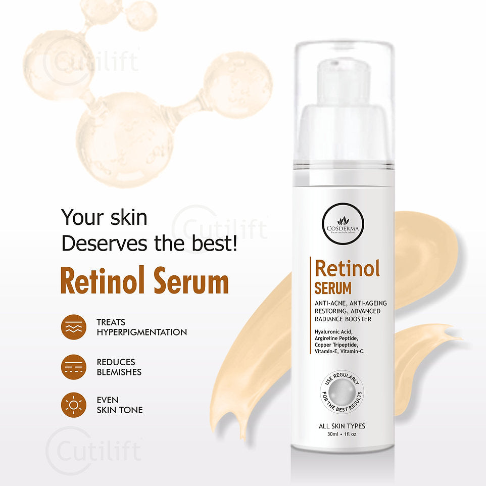 Cosderma Retinol Serum | Powerful Anti-Aging & Skin Renewal Treatment