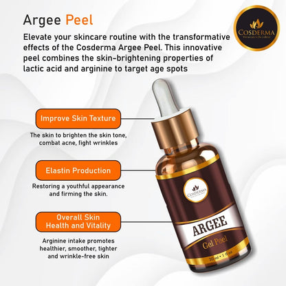 Cosderma Argee Peel - Brightening, Exfoliating & Anti-Aging Treatment | Professional Derma Peel