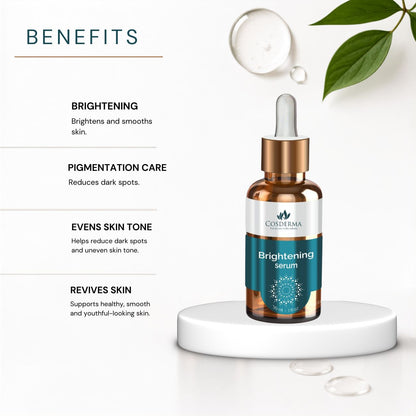 Cosderma Brightening Serum | Niacinamide & Vitamin C for Brighter Skin