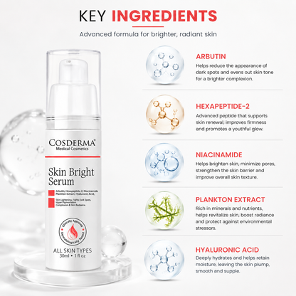 Cosderma Brightening Serum - Drops of Light | Advanced Brightening Formula