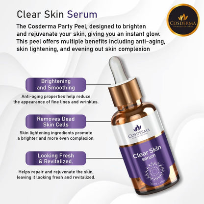 Cosderma Clear Skin Serum - Blemish-Free & Even Skin Tone