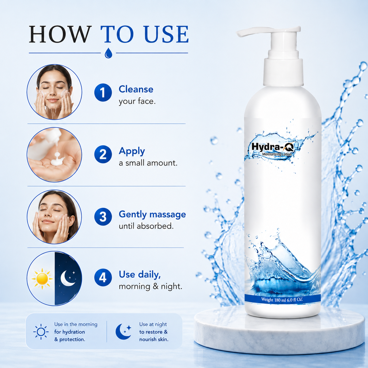 Cosderma Hydra Q Moisturizer Cream | 72-Hour Hydration for Acne-Prone Skin