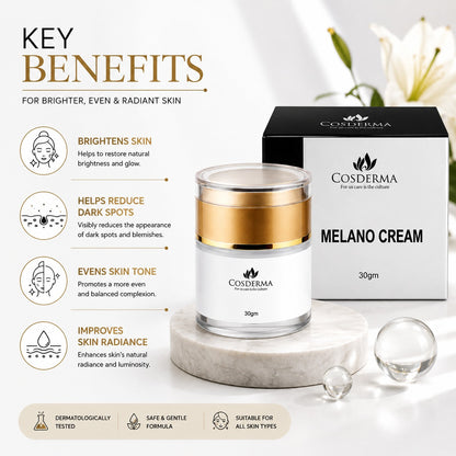 Cosderma Melano Cream - Effective Hyperpigmentation & Brightening Solution