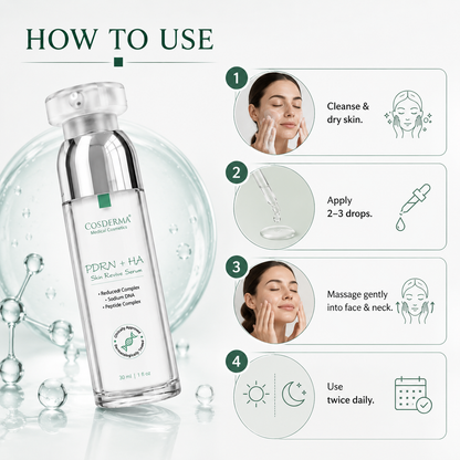Cosderma PDRN+HA Skin Revive Serum for Antiaging