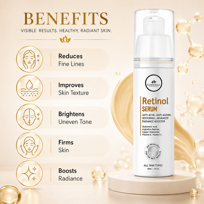 Cosderma Retinol Serum | Powerful Anti-Aging & Skin Renewal Treatment