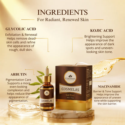 Cosderma Cosmelas Peel | Effective for Hyperpigmentation Treatment