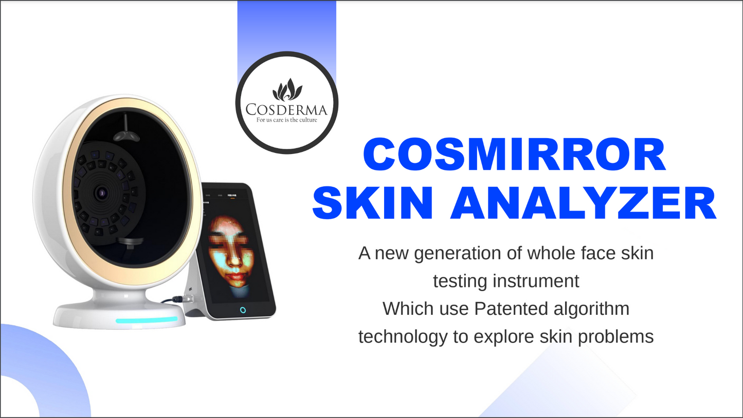 Cosderma Cosmirror Advanced Skin Analyzer | Comprehensive Skin Analysis System