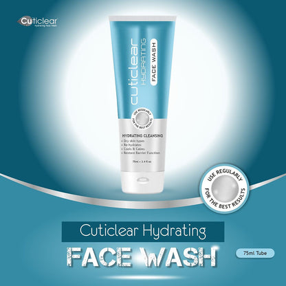 Cuticlear Hydrating Face Wash | Repair Damaged Skin Barrier & Hydrate Dry Skin