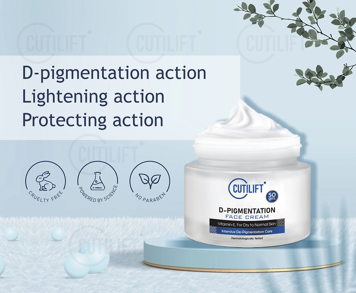 Cutilift D-Pigmentation Cream 50 gm | FDA Approved Skin Lightening Cream