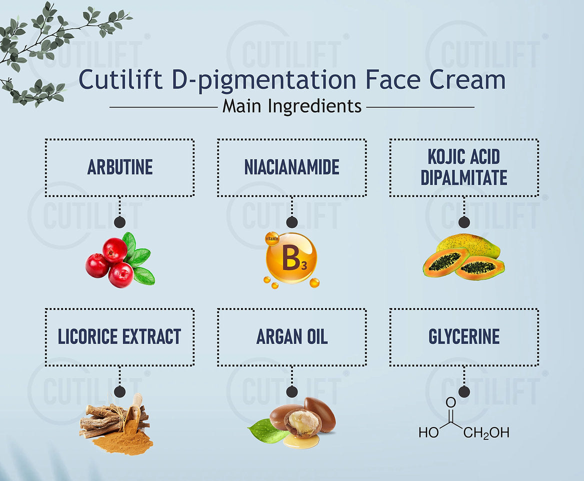 Cutilift D-Pigmentation Cream 50 gm | FDA Approved Skin Lightening Cream