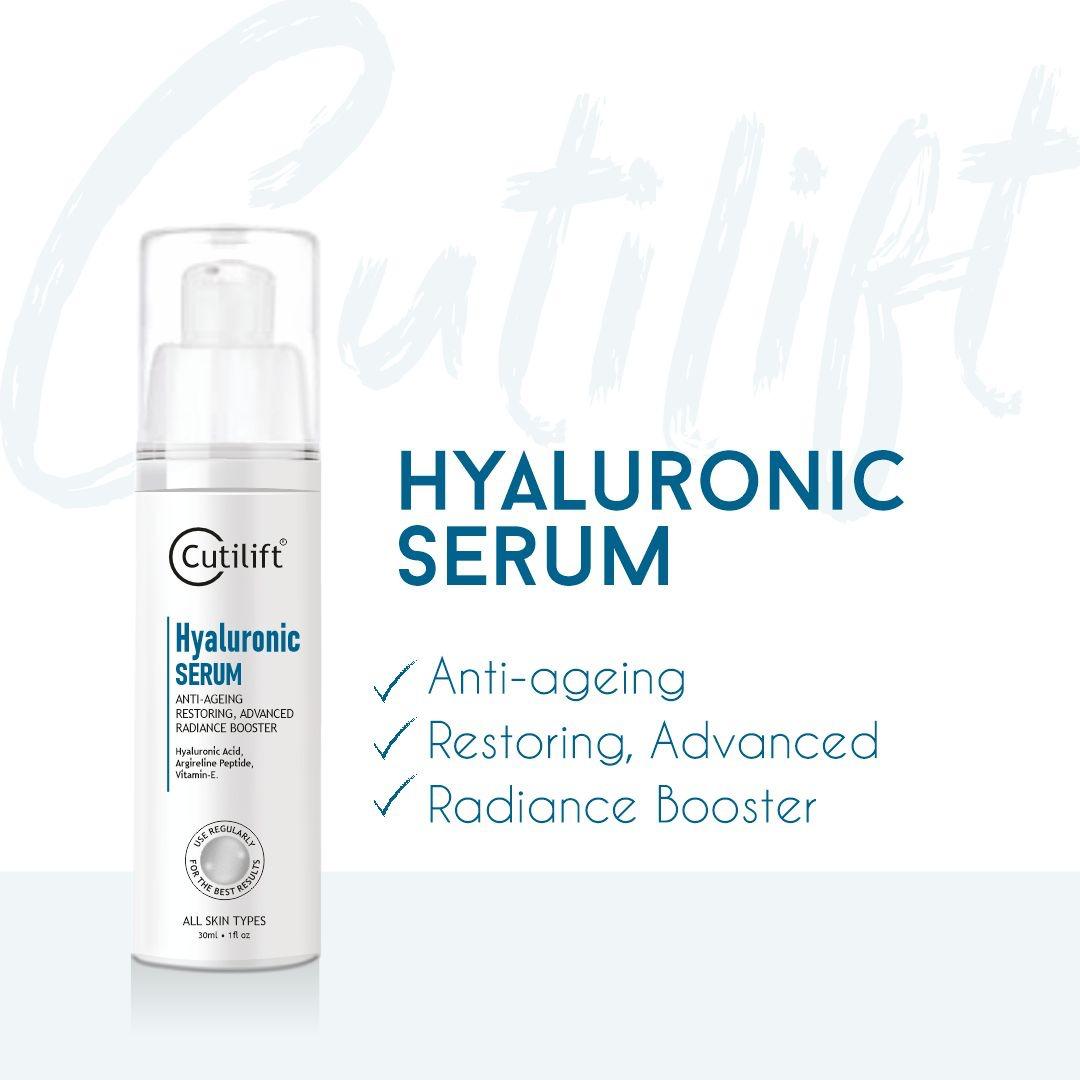 Cutilift Hyaluronic Serum - Anti-Aging, Hydrating & Skin Firming Serum