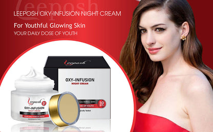 Cutilift Oxy-Infusion Night Cream | Hyaluronic Acid Face Cream | FDA Approved