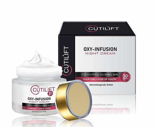 Cutilift Oxy-Infusion Night Cream | Hyaluronic Acid Face Cream | FDA Approved