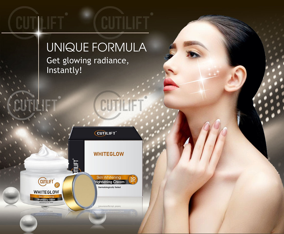 Cutilift White-Glow Skin Whitening Brightening Cream - Alpha Arbutin Skin Lightening & Glowing Face Cream